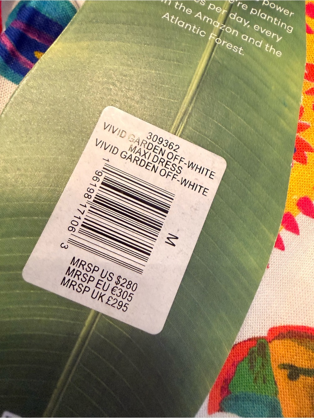Farm Rio 🌴🌺 Vivid Garden Maxi Dress with V-Neck - Picture 6 of 6
